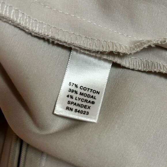 Banana Republic Beige Cotton Blend Pencil Skirt | Sz. 0 | EUC - Picture 8 of 8